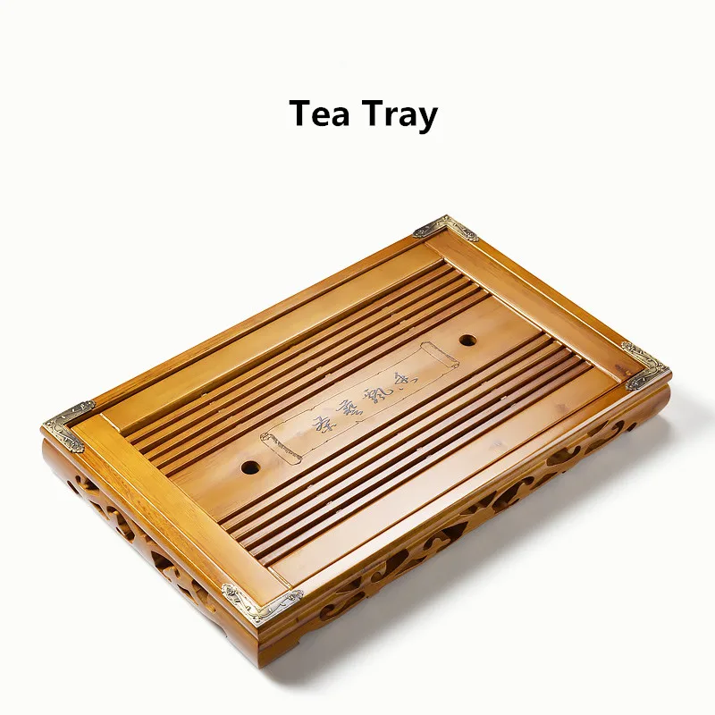 

Tea Plate Solid Wood Large Tea Tray Drawer Storage Tea Pool Kung Fu Tea Accessories Free shipping