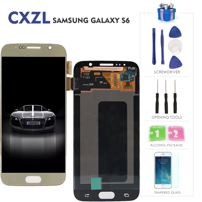 

Cxzl LCD original For Samsung galaxy s6 display 5,1 pulgadas For Samsung S6 G920 SM-G920F G920F G920FD LCD pantalla Completa
