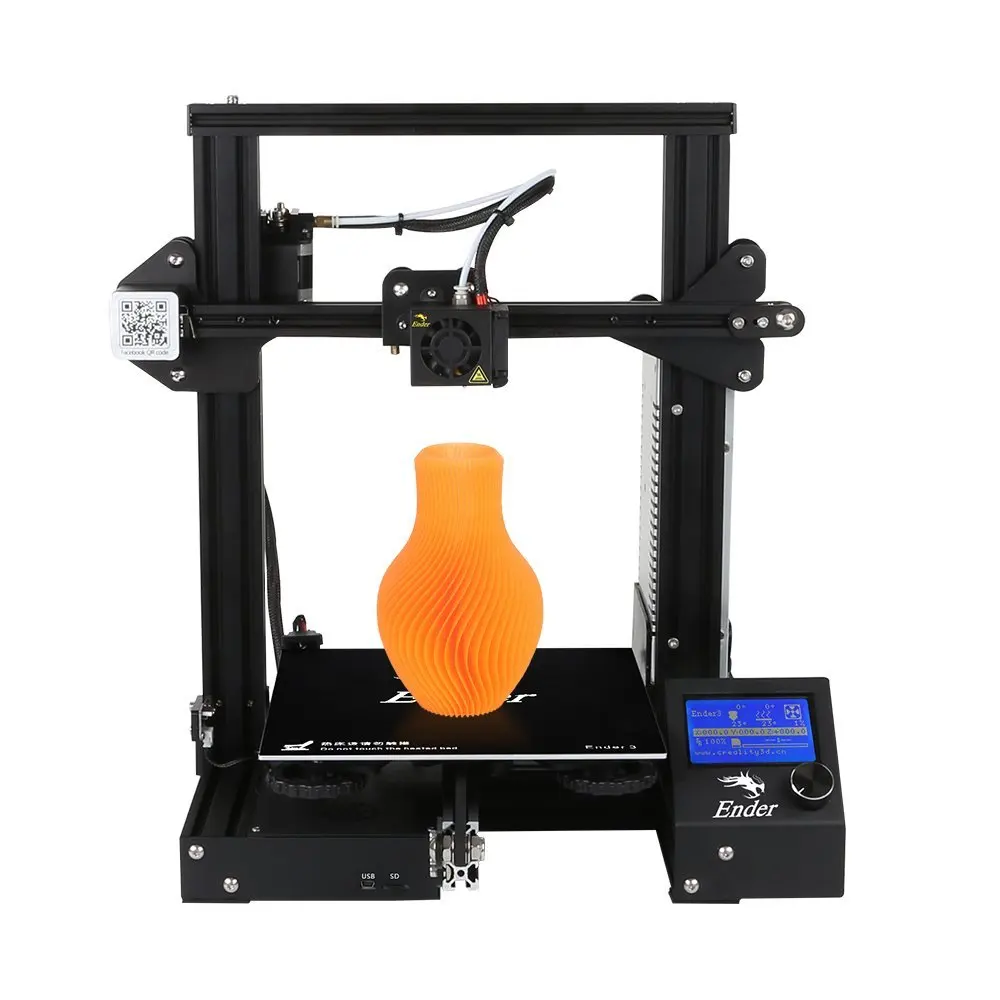 

Super Creality 3D Ender-3 3D Printer DIY Kit Lowest Price Promote Printing size 220*220*250mm Upgrade Resume Power Off