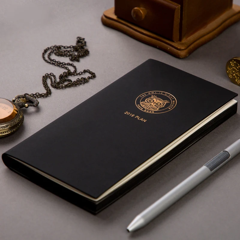 

Agenda 2019 Planner A6 Notebook Dokibook Personal Travel Journal Diary Planner Organizer Mini Notepad Business Making Note Books