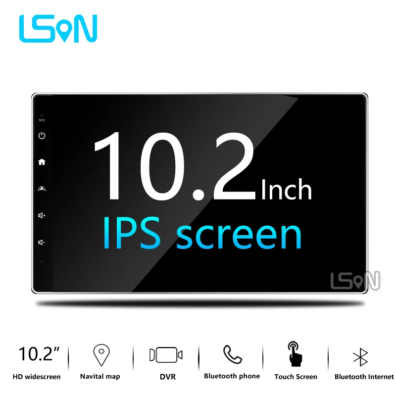 10,2 дюймов 8 ядерный Android 7,1 автомобильный dvd-плеер gps навигация Мультимедиа для Nissan Toyota
