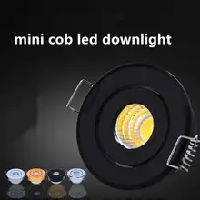 CE ROSH высокое качество 3 Вт круглый Диммируемый Мини светодиодный COB Потолочный светильник вырезанный 42 мм AC230V