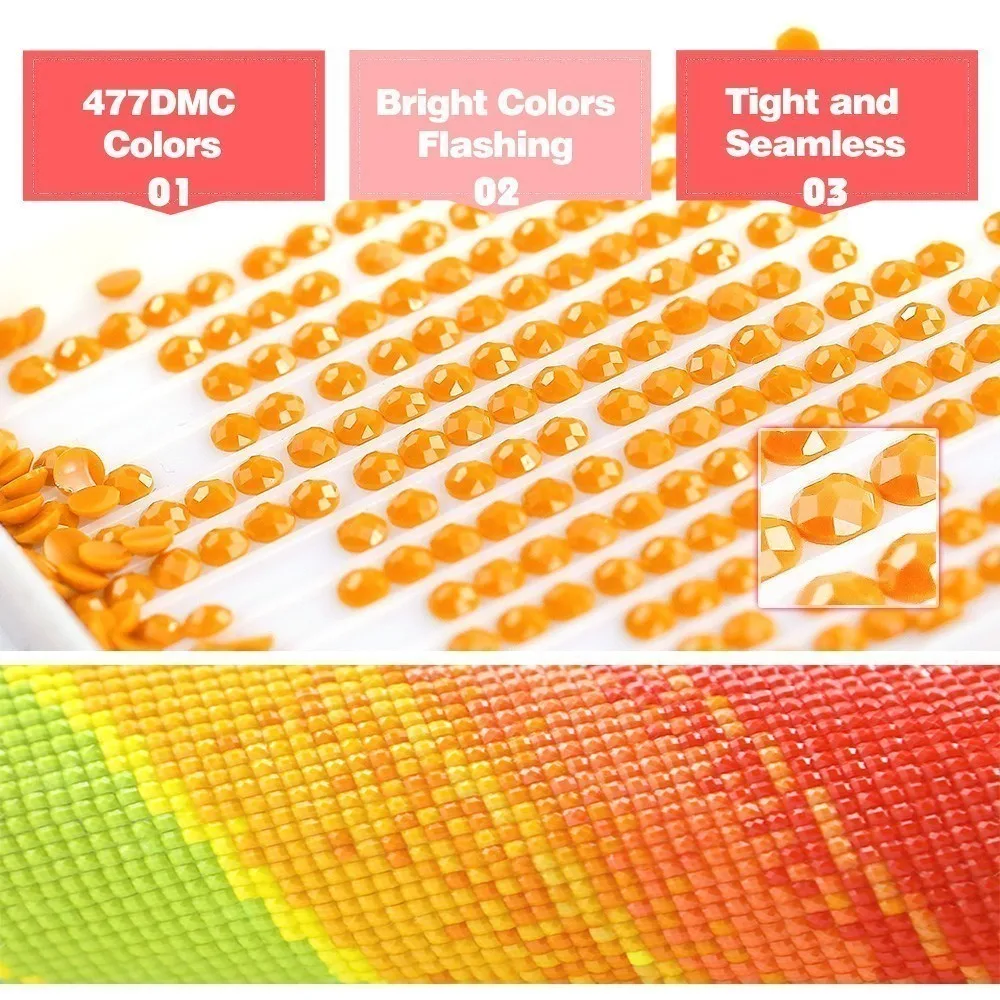 Huacan Diamond Painting Cat Kit Diamond Embroidery Full Square/Round Diamond Mosaic Animal New Arrival Home Decoration