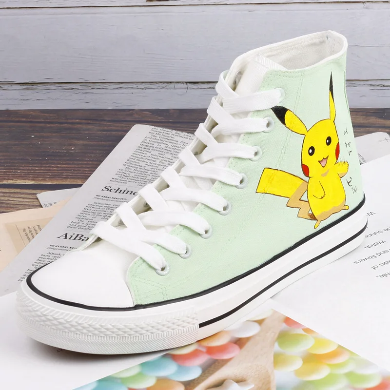Picacho Hand Canvas Shoe Sneakers Women Student Casual Shoes High Help Shoe Magical Baby Cartoon Comic Shoes Zapatos De Mujer