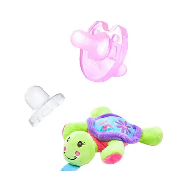 

Baby Pacifier Newborn Infant Cartoon Animals Plush Nipple Soother Toys Silica Gel Super Soft Babys Nipple