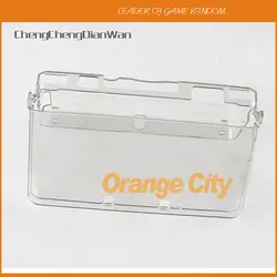Chengchengdianwan жесткий прозрачный Пластик Crystal Case Ясно кожного покрова защитный В виде ракушки для 3DS с пакет коробки 10 шт./лот
