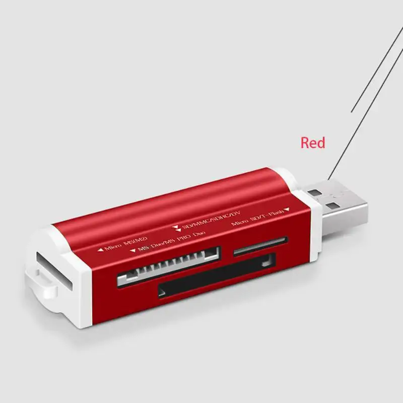 4 в 1 кардридер из алюминиевого сплава с Micro USB 2 0|Картридеры| |