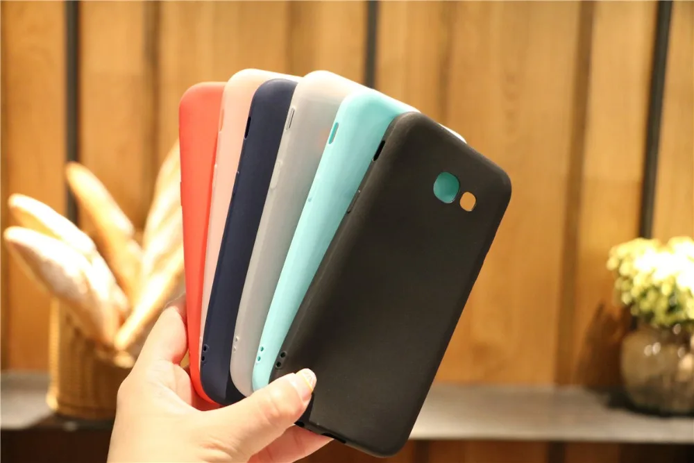 Мягкий чехол для samsung Galaxy S9 S8 плюс S7 S6 край J3 J5 J7 A3 A5 A7 Note 8 чехол Крышка Карамельный цвет силиконовый чехол для телефона