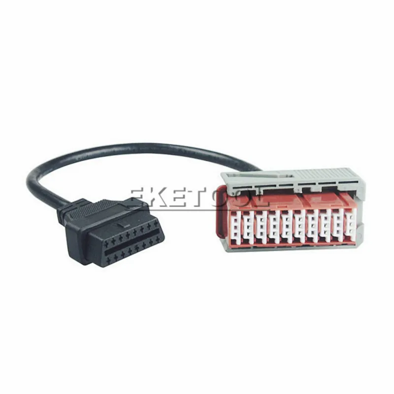 PSA 30PIN кабель для Lexia3 для Citroen/peugeot старых автомобилей OBD OBD2 Lexia PP2000 30PIN до 16Pin OBD2 разъем