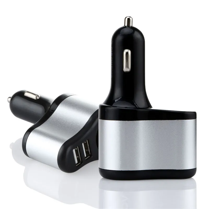 

12V USB Car Cigarette Lighter Socket Charging For Phone Quick Charger Universal Cars Usb Splitter Auto Mobile Charge