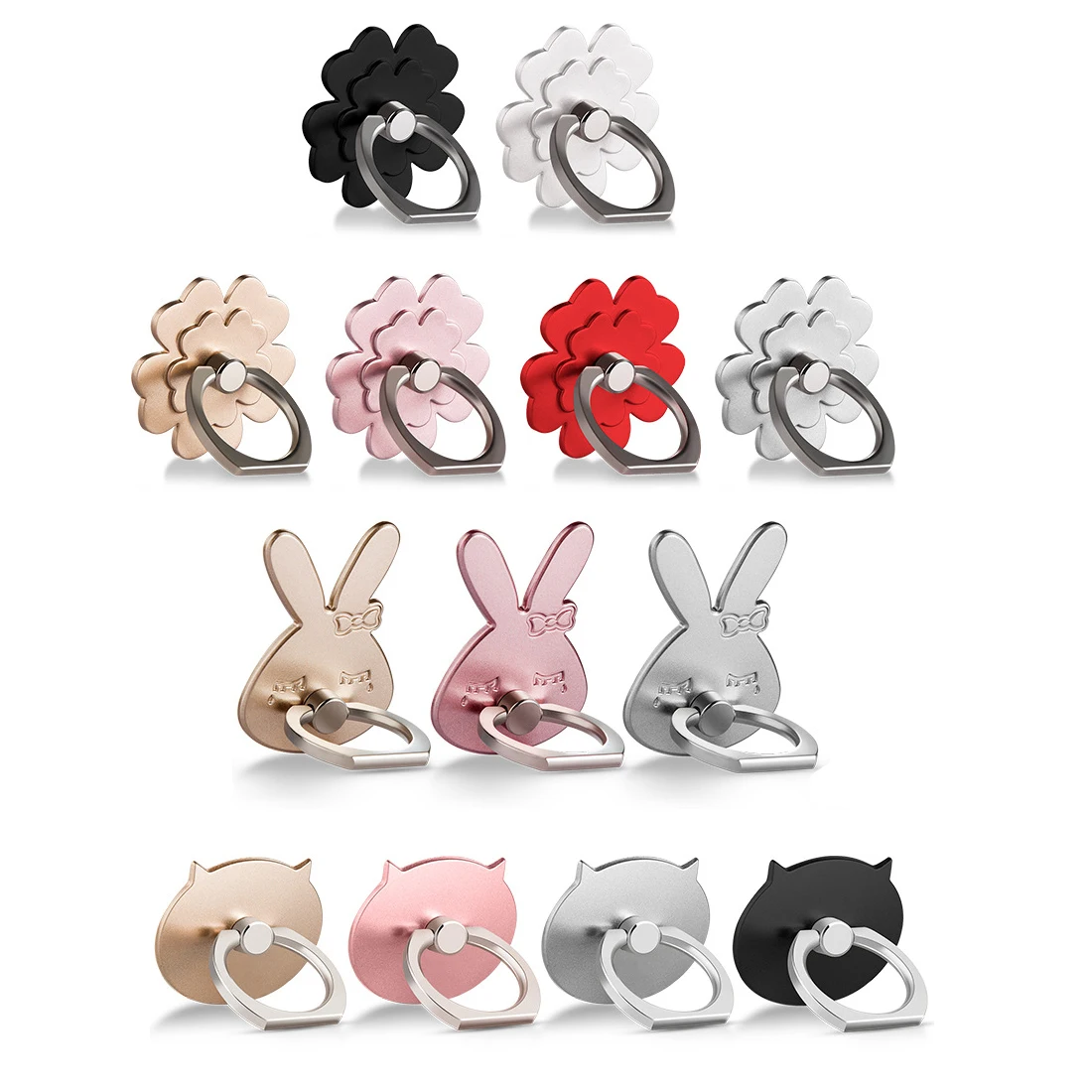 Finger Ring Mobile Phone Stand Holder For iPhone XS 8 7 6 Huawei Samsung Smart Phone Ring holder for IPAD MP3 Car Mount Stand