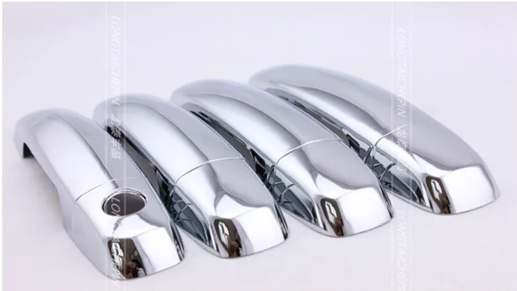 Funduoo для Suzuki SX4 HATCHBACK 2006 2007 2008 2009 2010 2011 2012 новый Chrome автомобилей дверные ручки обложка + Кубок чаша отделка Стикеры