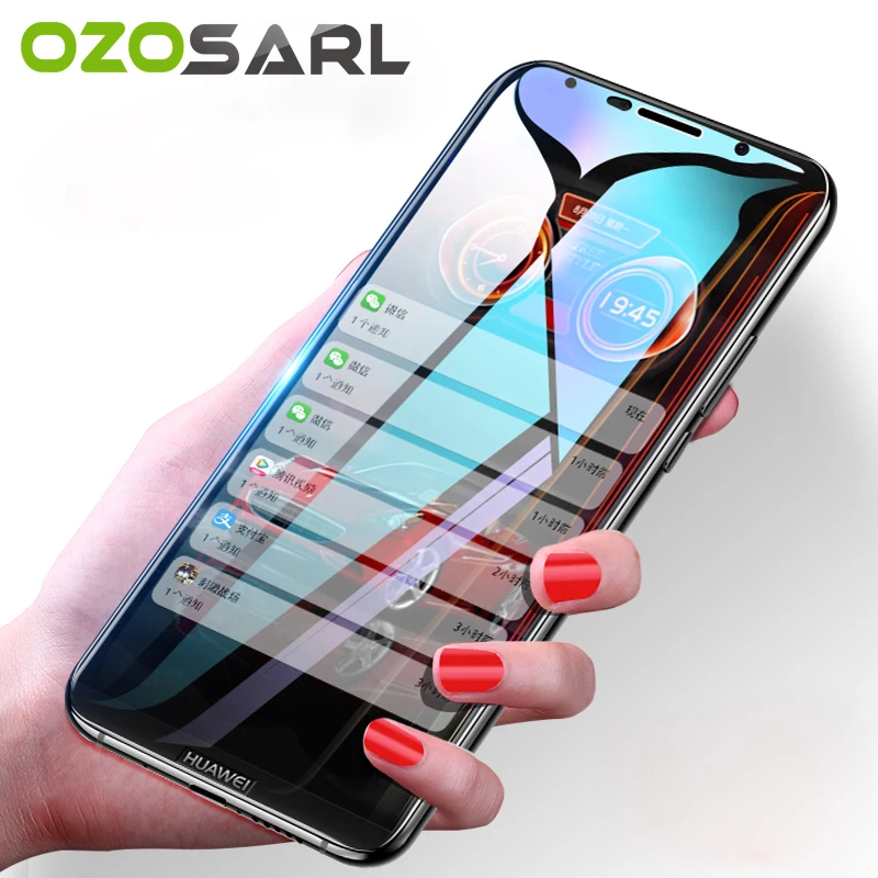 

OZOSARL for Huawei Mate 10 Screen Protector Full Cover 9H Curved Tempered Glass Film for Huawei Mate 10 Pro Screen Protector