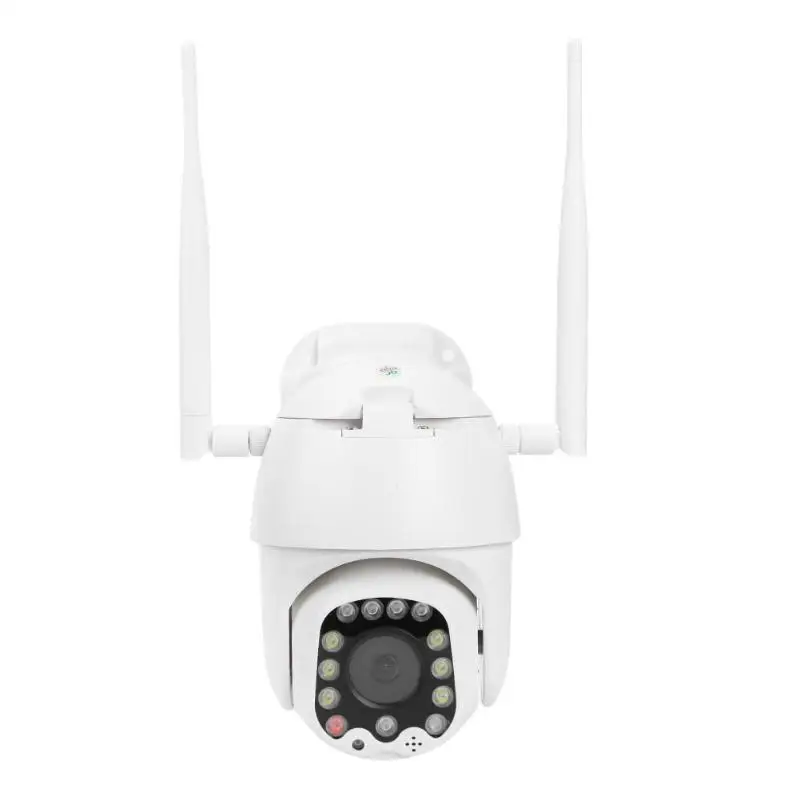 

Outdoor WiFi Camera PTZ IP Camera H.264x1080P Speed Dome CCTV Two Way Audio 2MP Infrared Home Monitoring 210x200x120mm
