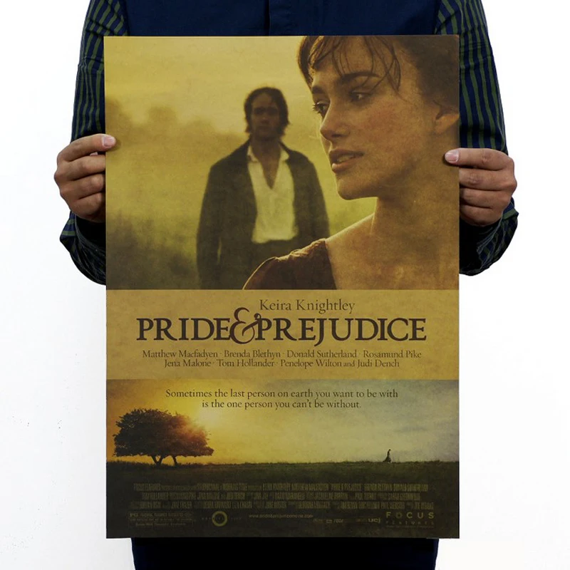 Pride& Prejudice/классический фильм Найтли/крафт-бумага/Бар плакат/Ретро плакат/декоративная живопись 51x35,5 см