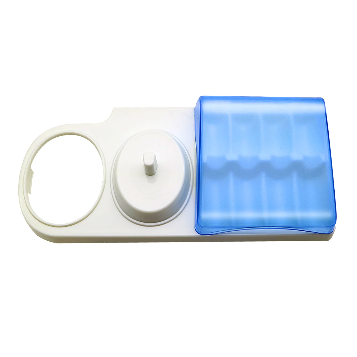Linkidea Porta spazzolino elettrico per doccia, supporto per spazzolino da denti in plastica, organizer da tavolo a 3 scomparti per spazzolino elettrico, compatibile con Oral-B serie iO, Smart 1500