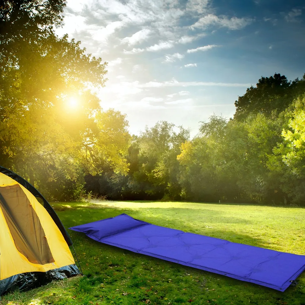 SKL Self-Inflating Camping Pad with Free Pump Pillow Lightweight and Comfortable Foam Sleeping Pad Mattress For Hiking Traveling SKL Self-Inflating Camping Pad with Free Pump Pillow Lightweight and Comfortable Foam Sleeping Pad Mattress For Hiking Traveling