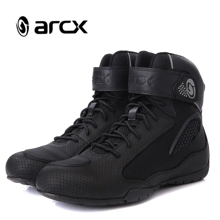 ARCX/Новинка стильные летние дышащие мотоциклетные ботинки обувь в байкерском
