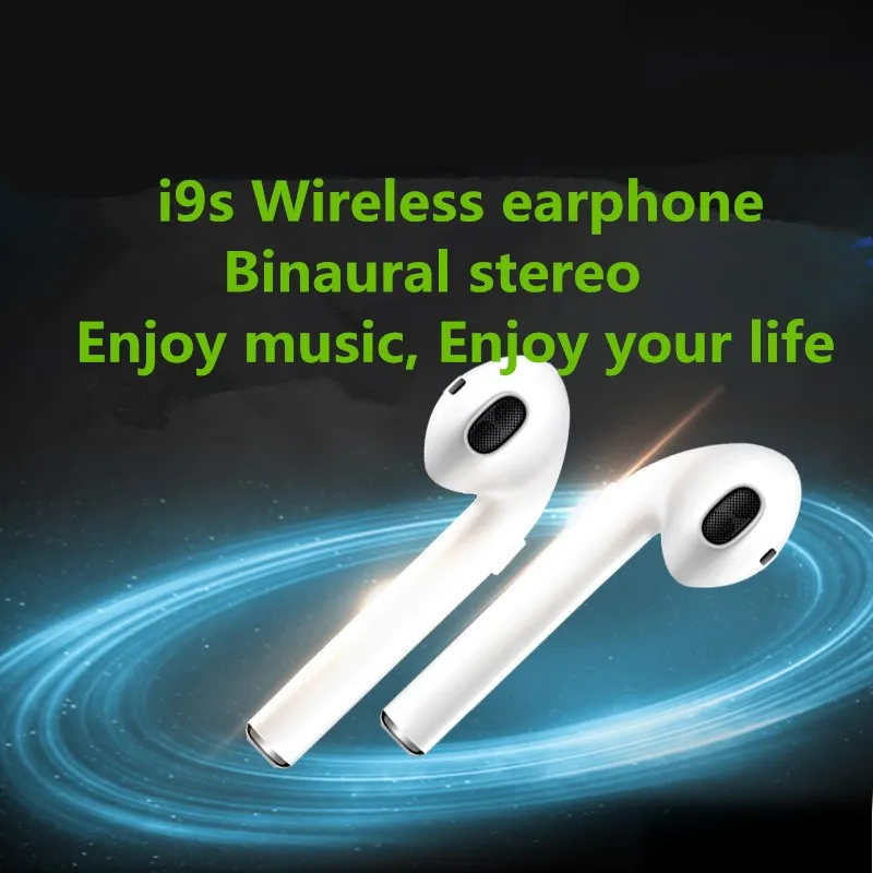 Newest i9S TWS Wireless Earphones Protable Bluetooth Earbuds for IPhone X 8 7 Plus Android Phones Huawei phone