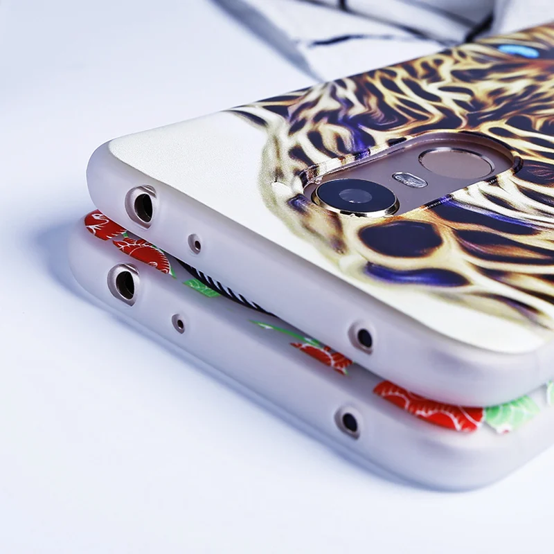 TOMKAS Painted Phone Case For Xiaomi Redmi 4X 5 Plus Flower Plants Animal Patterned  TPU Silicone Back Cover Coque fundas        (4)