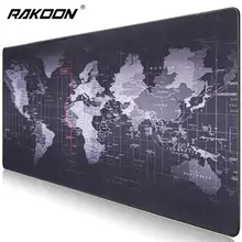 Gaming Mouse Pad Large Mouse Pad Gamer Big Mouse Mat Computer Mousepad Rubber Surface World Map