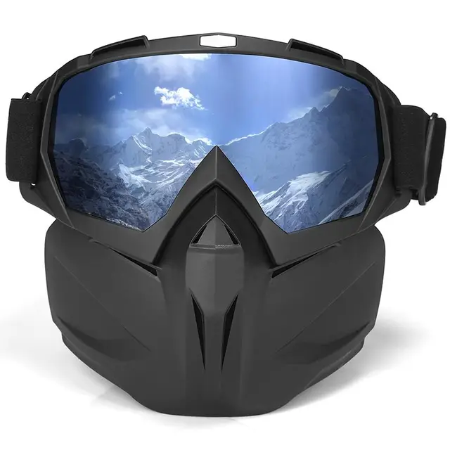 KUTOOK Snowmobile Mask Ski Glasses UV Protection Snowboard Goggles