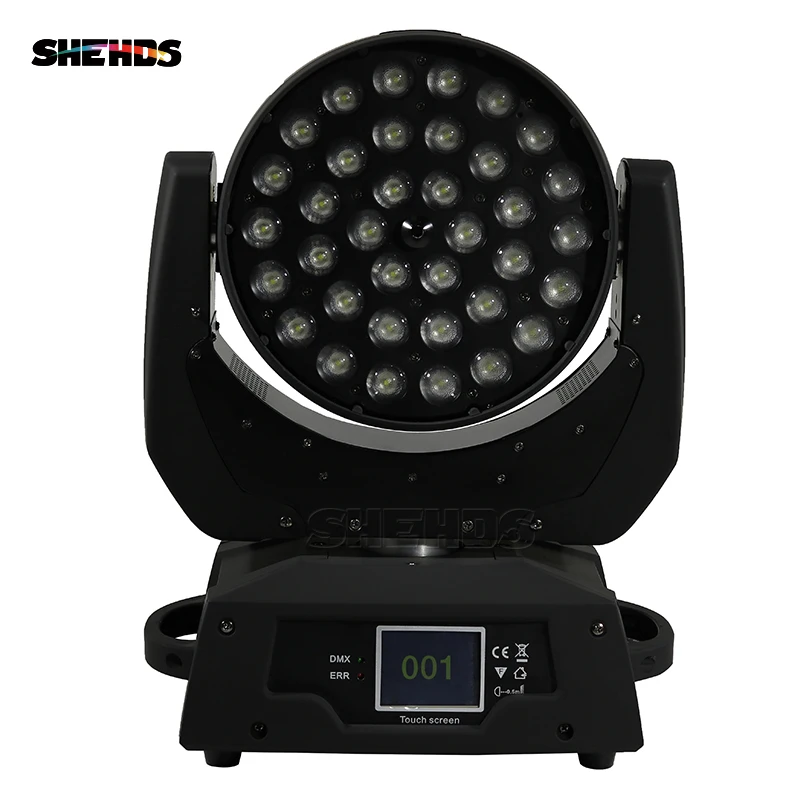 LED Moving Head Wash Light LED Zoom Wash 36x12W RGBW Color DMX Stage Moving Heads Wash Touch Screen For DJ Disco Party Clubs цена LED Moving Head Wash Light LED Zoom Wash 36x12W RGBW Color DMX Stage Moving Heads Wash Touch Screen For DJ Disco Party Clubs цены онлайн