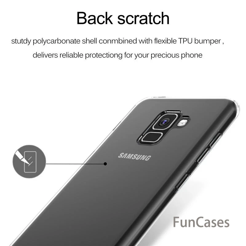 Для samsung Galaxy A6 2018 A6plus + 6 Plus Clear для J4 Core J7 DUO S10 Lite A8S A6S J6 J8 A9 звезда A8 J3 A750|Бамперы| |