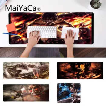 

MaiYaCa Hot Sales Anime Attack on Titan Unique Desktop Pad Game Mousepad Laptop Gaming Lockedge Mice Mousepad