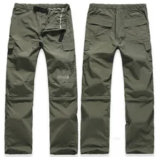 Wholesale men’s outdoor quick-drying pants detachable shorts pants for hiking camping free shipping