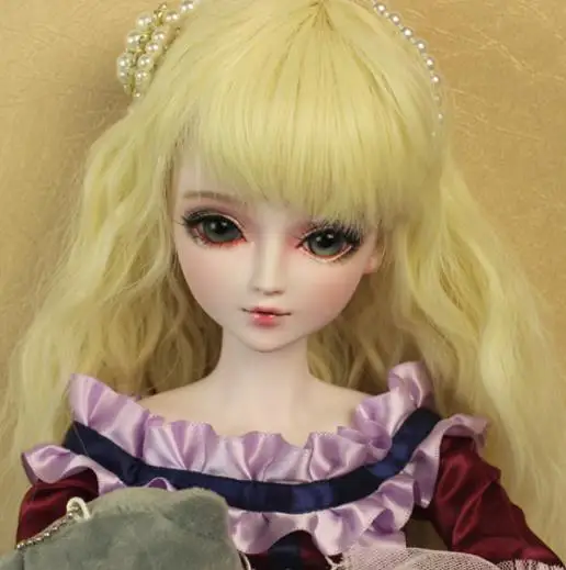 

FULL SET Top quality 1/3 bjd girl 60cm pvc doll wig clothes all included night lolita reborn baby doll mosha best gift toy