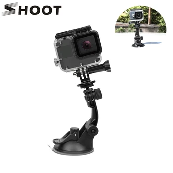 SHOOT 7CM Suction Cup for Gopro Hero 6 5 Black 4 3 SJ4000 Xiaomi Yi 4K Mijia 4 k H9