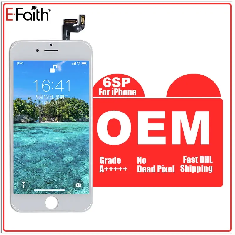 

High Quality 50PCS OEM Display or LCD For Apple iPhone 6s Plus 6SP LCD Digitizer with Touch iPhone Screen Assembly Replacement