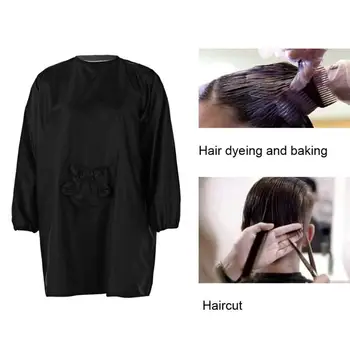 

Hair Cutting Hairdressing Cloth Barbers Hairdresser Large Salon Adult Waterproof Cape Gown Wrap Black Hairdresser Cape Gown Wrap
