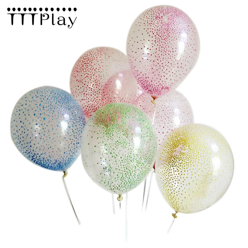 

50pcs/lot 12 Inch Static Foam Latex Magic Balloons Big Transparent Balloons Wedding decorations Birthday Party Foam Filled Balls