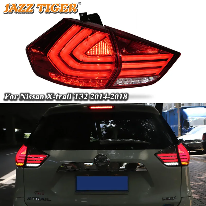 

Rear Running Lamp + Brake Light + Reverse + Turn Signal Light Car LED Tail Light Taillight For Nissan X-trail T32 2014 - 2018