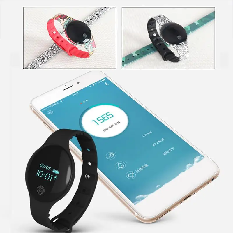 TLW08 Bluetooth Смарт часы для женщин водонепроницаемый браслет трекер Браслет смс