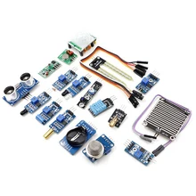 16 kinds of sensors Kit for PI2 PI3 raspberry pie raspberry pi 2 module Model B KY-008 HC-SR04 Free Shipping