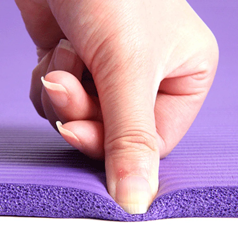 15 мм Толстая прочная Циновка для йоги нескользящий Тренировочный коврик для фитнеса коврик для похудения коврик для финтеса коврики для тренажерного зала# XB20