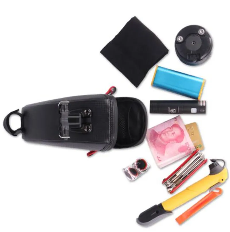 WHEEL UP Bicycle Saddle Bag Waterproof MTB Road Bike Rear Bags Rear Seat Bag Reflective Bike Tail Bag Cycling Accessories