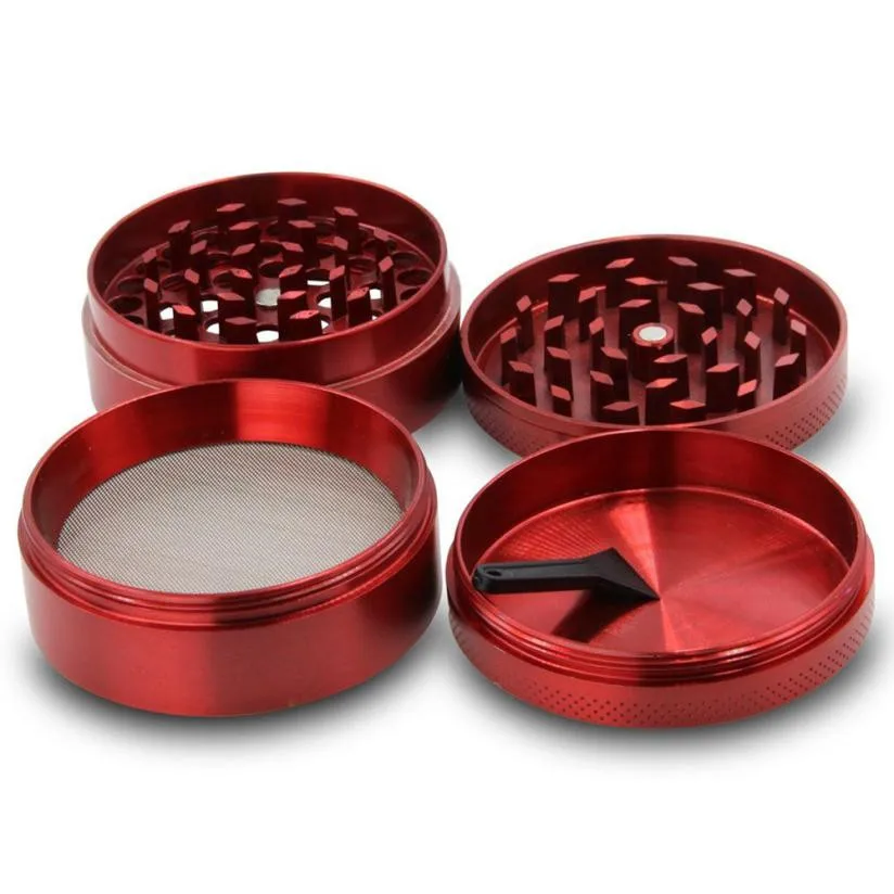 4 layer Aluminum Herbal Herb Tobacco Grinder Smoke Grinders Tobacco