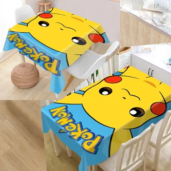 

Pokemon Table Cover Printing Waterproof Tablecloth More Size Tablecloths Kitchen Wedding Hotel Decoration