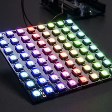 WS2812 светодиодный 5050 RGB 8x8 64 СВЕТОДИОДНЫЙ матричный