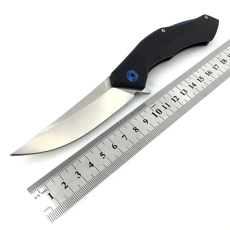 BGT D2 тактический складной нож для выживания шариковый подшипник G10 Ручка для выживания охотничьи боевые инструменты для повседневного использования инструменты для кемпинга карманные ножи - Цвет: Black