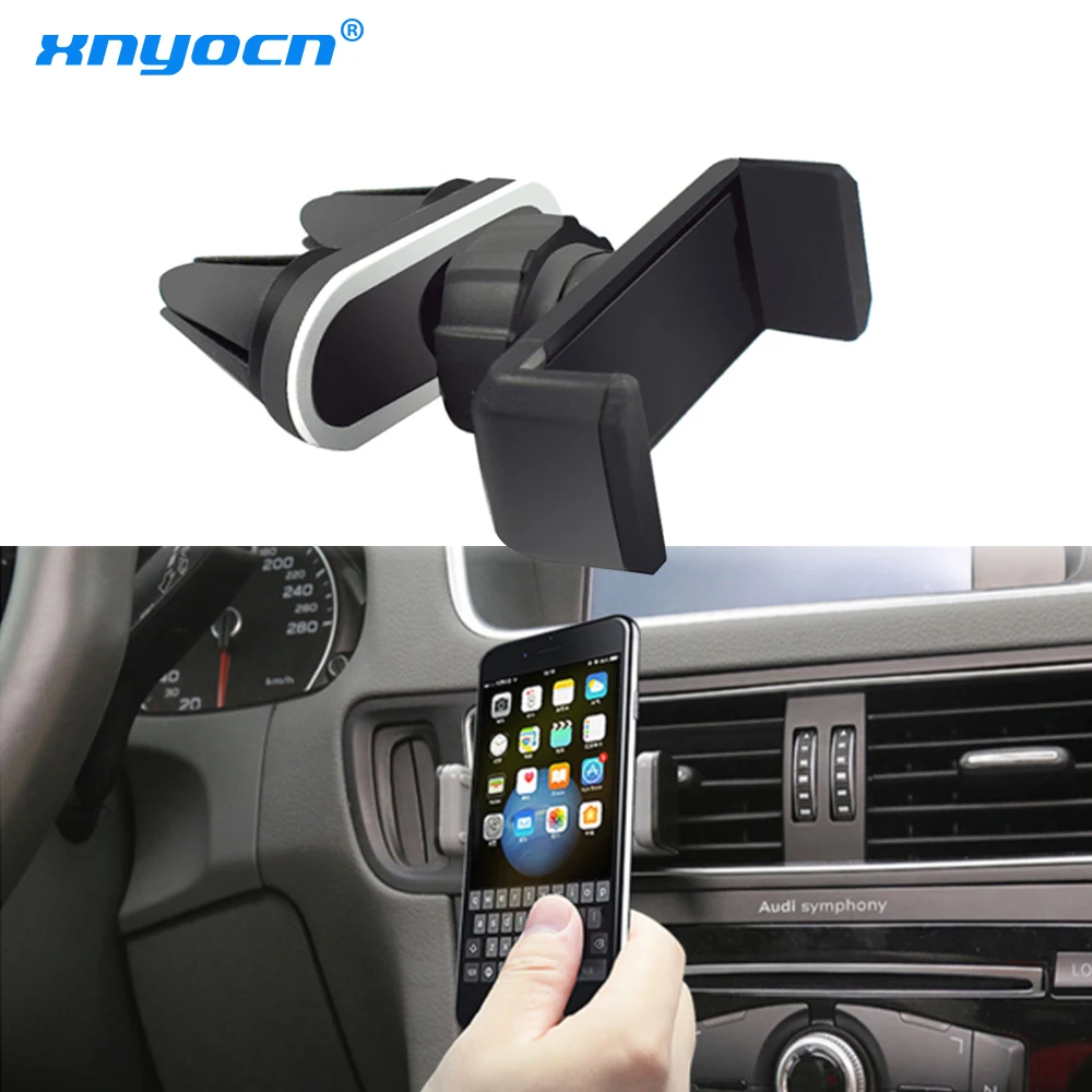 

Universal Air Vent Double Mount Clip Smartphone Holder Car Vent Holder Stand Cradle for IPhone,Samsung,Xiaomi Smart Phone Holder