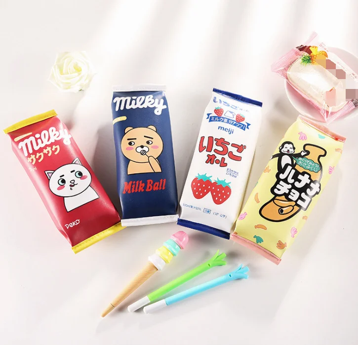 

4Designs , Sweet BIG Size 21CM PU Coin Pouch ; Children Girl's PU Strawberry Etc. Coin BAG Purse , BIG Coin Wallet BAG
