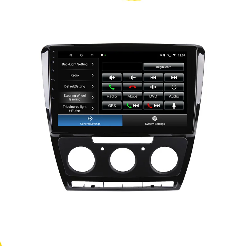 Excellent 10.1" 4G RAM 8 cores Android Car DVDGPS For Skoda Octavia 2010 2011 2012 2013 2014 audio stereo car radio headunit bluetooth 24