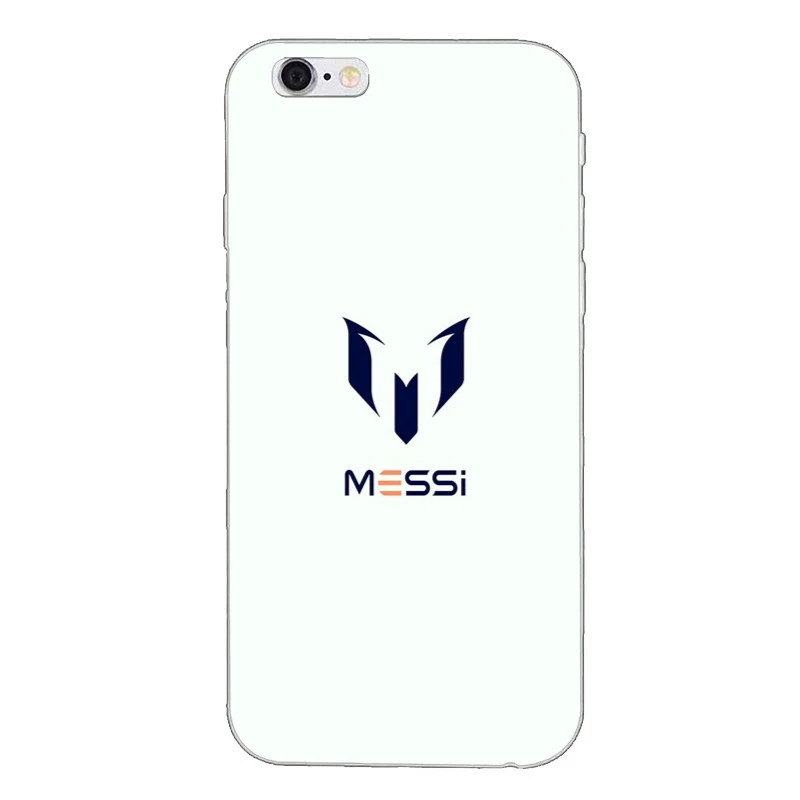 Футбол leo Messi логотип тонкий силиконовый мягкий чехол для телефона для iPhone X XR XS Max 8 7 6 6s plus 5 5S 5c SE 4 4S - Цвет: leoMessilogoA10