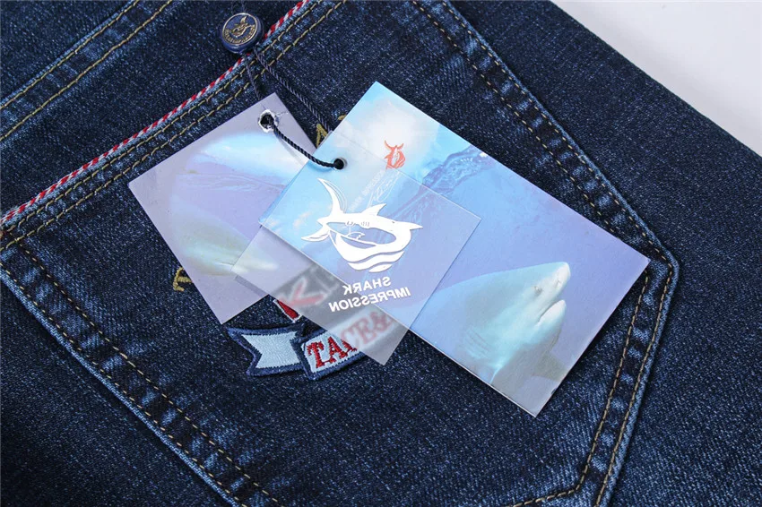 Джинсы мужские mezclilla dsel 42 рваные tace & Shark бренд носить зимой мужчина в талии вышивка хлопок джинсы billionaire