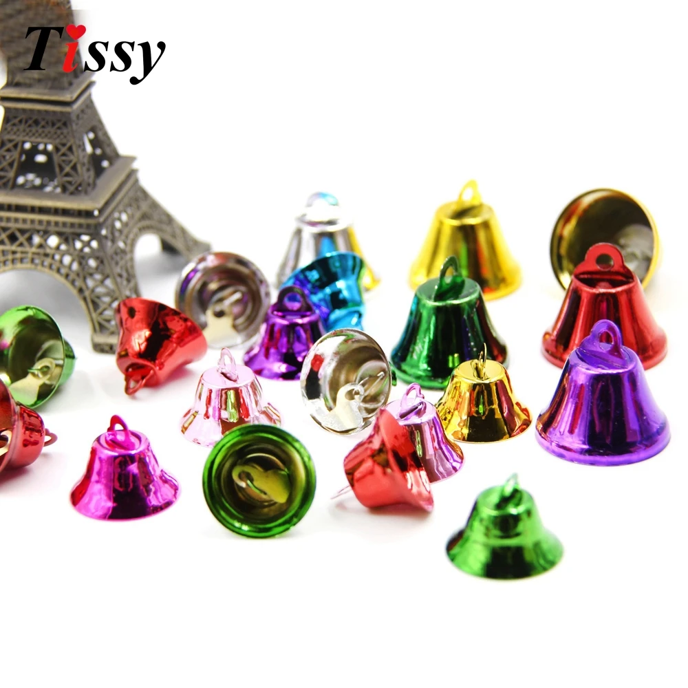 20PCS Metal Jingle Bells Loose Beads Christmas Bells Festival Party 